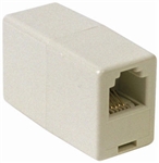 CONECT IT 20-503 Ivory Modular Phone In-Line Coupler