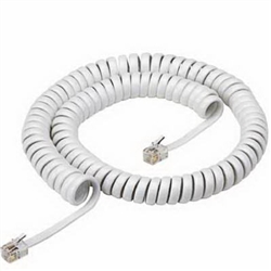 CONECT IT, 20-515WH, 15' MODULAR HANDSET CORD, WHITE