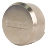 2 Guard Security 2010 (Like American Lock A2000) 2-7/8" Shackleless Steel Stepped Back Padlock Lock, Hockey Puck Style Round