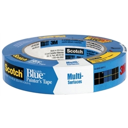 3M Scotch Blue 2090-1, 0.94" x 60 YD, 24mm x 55m, Original Multi-Surface Painter's Masking Tape