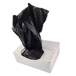 Blu Shine 2182 Black 13 Gallon Tall Kitchen Garbage Trash Bags, 250 Per Box