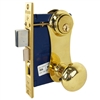 Marks 21AC/3-W-RHR Polished Brass US3 Right Hand Reverse (Out-Swinging Door) Ornamental Unilock Knobe/Plate Mortise Entry Lockset Iron Gate Door Double Cylinder Lock Set