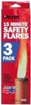 Bell Automotive, 22-5-00205-8, 3 Pack, 15 Minute Emergency Flares