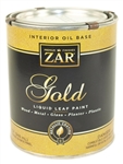 ZAR United Gilsonite UGL, 23512, 1 QT 32 OZ, Gold Paint, Brilliant Gold Leaf Finish