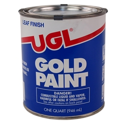 ZAR United Gilsonite UGL, 23512, 1 QT 32 OZ, Gold Paint, Brilliant Gold Leaf Finish