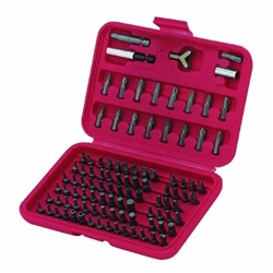 Best Way Tools, 24380, 100 Piece Screwdriver Security Bit Set In A Box