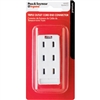 Pass & Seymour 2603WBP 10 Amp 125 Volt White Cord End Triple Outlet