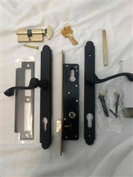 Marks Thinline Slim Line, 2750B/10B, Oil-Rubbed-Bronze, Left Hand, Single Cylinder Mortise Entry Lever Plate Trim Set Lockset Lock Set (SPECIAL ORDER ONLY)