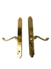 Marks Thinline Slim Line 2750DT/3 Polished Brass Mortise Dummy Trim Lever Plate Trim Set