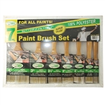 Painters Guild 2800/7 7 Piece Polyester Paint Brush Set