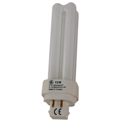 GE 30038 Biax D/E 13 Watts 4 Pin Plug In Compact Fluorescent Bulb F13DBX/SPX41/49