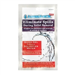 Oatey 31416 .6 OZ Liquilock Gel, Solidifies Water, Eliminates Spills During Toilet Removal