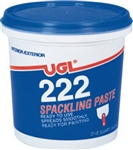United Gilsonite UGL, 31606, 1/2 PT, 222 Spackling Paste, All Purpose, Ready To Use