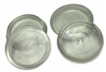 Faultless, 31905, 4 Pack, 2", Clear, Round, High-Impact Polystyrene Smooth Base Cups