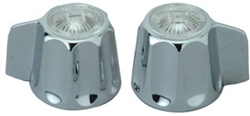 Everflow, 3481, 2 Handles Fits Gerber Brand Kitchen Or Lavatory Faucets, Chrome