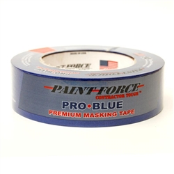 Paint Force Pro Contractor Tough, 38015, 1.5-Inch by 60-Yard, 36mm x 55m, Premium Painter's Grade Blue Masking Tape, 14 Day Clean Removal, UV Resistant