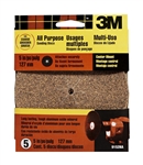 3M 9152NA 5-Inch Coarse 50 Grit Center Mount Discs 6-pack