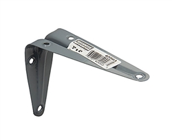 Tuff Stuff 40003 Gray Enamel 3" x 4" Shelf Bracket