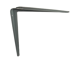 Tuff Stuff 40012 Gray Enamel 12" x 14" Shelf Bracket