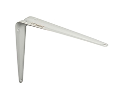 Tuff Stuff 40208 White Enamel 8" x 10" Shelf Bracket