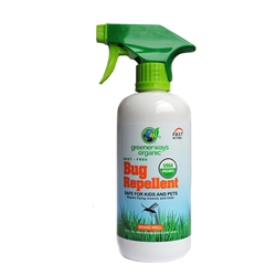 Greenerways Organic 410 Deet Free Bug Repellent 16oz Trigger Spray Repels The Zika Virus