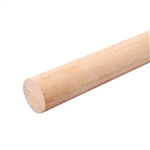 1-3/8" x 48", Wood Closet Pole Rod