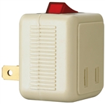 Pass & Seymour, 4404IBPCC8, 15A, 120V, Ivory Plug In Cord Switch, High Quality Easy to Install