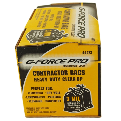 G-Force Pro Heavy Duty Clean-Up Contractor Bags