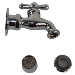 Aqua Plumb 4510355 Brilliant Chrome Sink Bibb Faucet