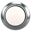 HeathCo, 455A, Lighted White Round Chime Button With Silver Pearl Rim