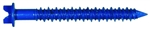 Tuff Stuff, 50145, Tapcon, 25 Pack, 3/16" x 1-1/4" Hex Washer Head Slotted Concrete Screw Anchor Blue