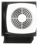 Broan Model 509S 8 Inch Through Wall Utility Fan with Integral Rotary Switch, 180 CFM, 6.5 Sones