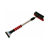 Hopkins 511-E Mallory 36" Telescoping Snow Broom Brush and Rubber Squeegee with a Ice Scraper Blade (Colors may vary 1 Per Order)