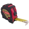 Tuff Stuff 51115 1-1/4" x 25' Rubber Covered Magnetic Tipped Tape Measure With Quick Lock And Easy Read Measurements