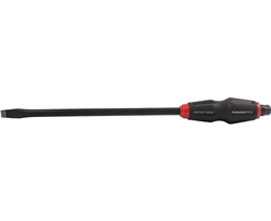 Tuff Stuff, 53028, 3/8" X 10" Heavy Duty Hex Long Shaft Slotted Screwdriver Screw Driver With Hex Hammer Head
