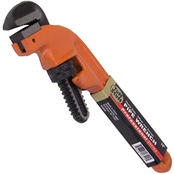 Tuff Stuff, 53522, 10" Heavy Duty Black Grip Offset Pipe Wrench