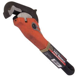 Tuff Stuff, 53528, 10" Heavy Duty, Black Grip, Quick Action Adjustable Pipe Wrench
