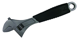 Tuff Stuff, 53555, 12" Adjustable Wrench Laser Graduation Rubber Grip, 9/16" Box Wrench