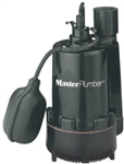 Pentair Water Master Plumber, 540023, Mark II, 1/3 HP, Thermoplastic, Submersible Automatic Sump Pump