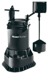 Pentair Water Master Plumber, 540037, 1/3 HP, Cast Iron, Automatic Submersible Sump Pump