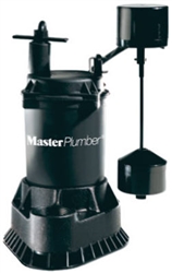 Pentair Water Master Plumber 176951 1/2 HP Cast Iron & Zinc Sump Pump With Vertical Switch