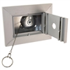 Bommer, 5621 - 628, Key Keeper U.S.P.S. Lock, Anodized Aluminum, With Key Retractor & 24" Chain
