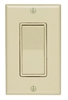 Leviton, 5673-2I, Decora 3-Way Quiet Rocker Switch with Wall Plate