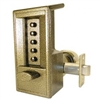 Simplex 6202-60 Gold Tone Mechanical Pushbutton Combination Lock With 2-3/8" Backset (NO KEY)