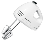 Proctor Silex, 62515R, 125W, 5 Speed, Easy Mix, Hand Mixer, With Bowl Rest, White