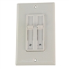 Eagle Electric 6492W-K White Dual Control Dimmer / Fan Combination Single Pole