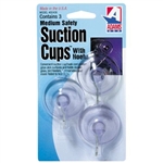 Adams, 6500-74-3040, 3 Pack, Medium Suction Cups, With Hooks