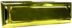 Ultra Hardware, 67105, 3" x 10", Polished Brass US3, Mail box Letter Slot, Double Flap