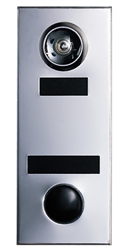 AF Florence - Auth Chimes, 686101, Anodized Aluminum, Door Viewer And Non Electric Chime Combination, Chime Door Viewer