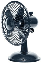 Comfort Zone, CZHV4, 1 Fan 4" Desktop Adjustable, High Velocity Cradle Fan, Dual Powered, Assorted Colors